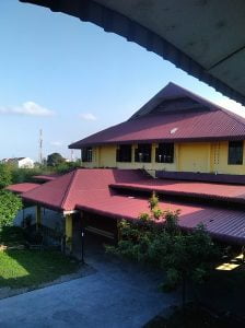 tampilan gedung dari atas