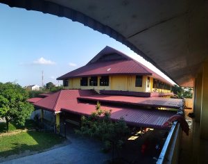 tampilan gedung dari atas